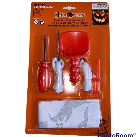 Halloween Pumpkin Carving Tool Set Decorator Kit - Picture 1 of 3